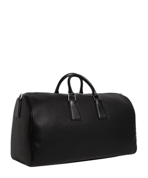 Leather bag with logo detail