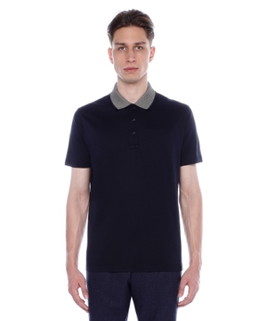 Short sleeve polo with classic collar