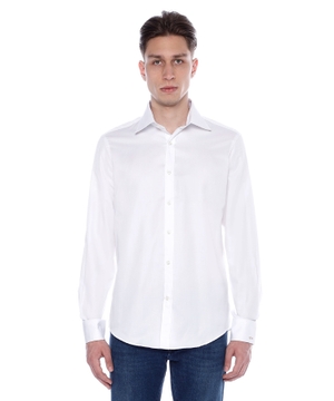 Long sleeve shirt with classic collar