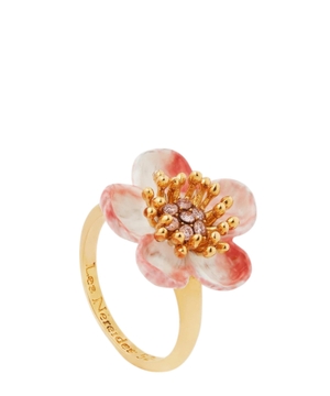 Apple blossom cocktail ring