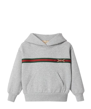 Logo print hoodie