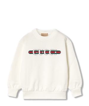 Logo print cotton sweatshirt