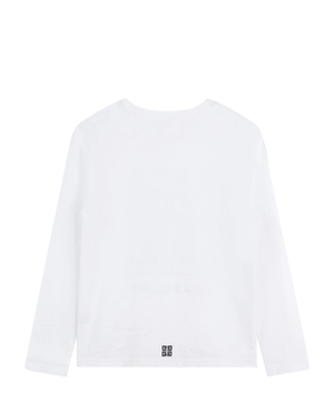 Logo embroidered long-sleeve T-shirt