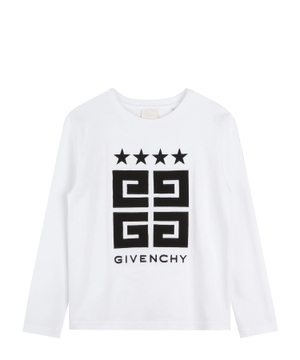 Logo embroidered long-sleeve T-shirt