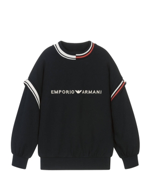 Logo embroidered cotton sweatshirt