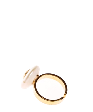 Sagittarius ring with pearl