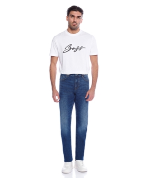 Logo detailed jeans