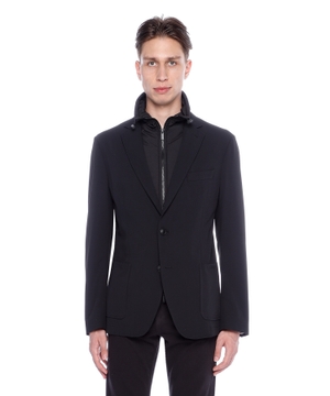 Detachable-panel transformer blazer