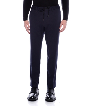 Classic trousers with tie detail on front