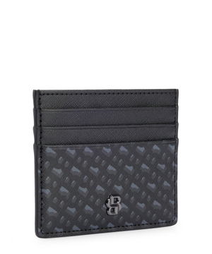 Leather cardholder with pattern
