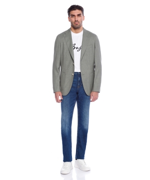 Slim-fit jacket in wool