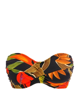 Printed bikini top