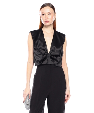 Satin crop top