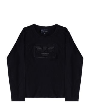 Logo embroidered long-sleeve T-shirt