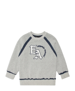 Logo embroidered cotton sweatshirt