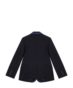 Logo embroidered blazer