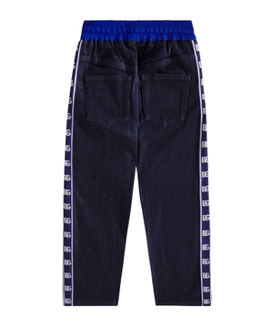 Logo denim sweatpants