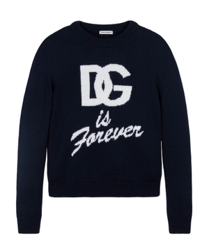 Logo wool sweater