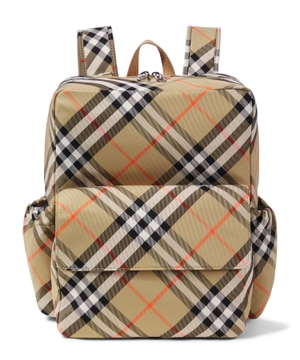 Check nylon backpack