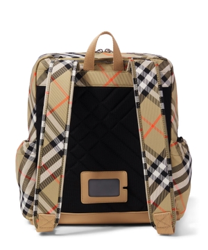 Check nylon backpack