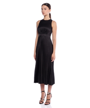 Pleated midi dress