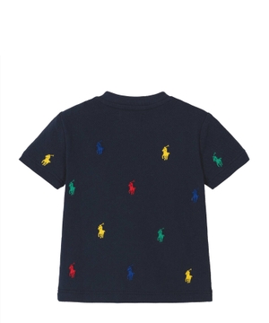 Logo embroidered cotton T-shirt