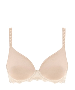 Bra with lace trim