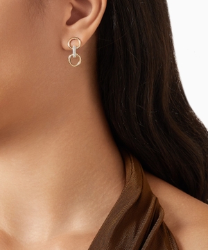 Earrings with hoops