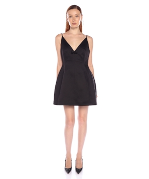 Mini dress with bow detail