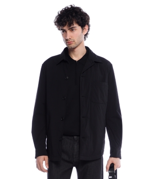 Straight-fit shirt jacket