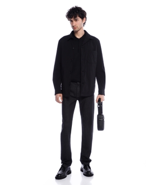 Straight-fit shirt jacket