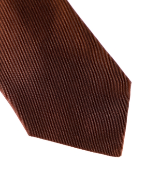 Patterned silk tie