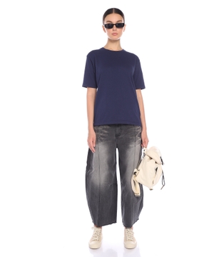 Double waist jeans