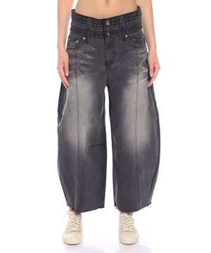 Double waist jeans