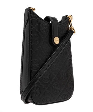 T Monogram Phone crossbody dəri çantası