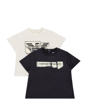 Logo printed T-shirt set