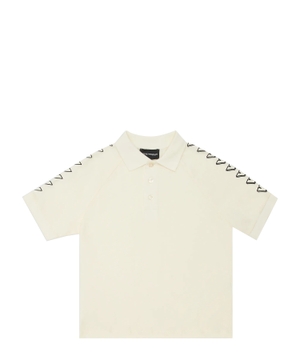 Logo printed cottonn polo shirt