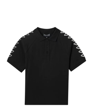 Logo printed cottonn polo shirt