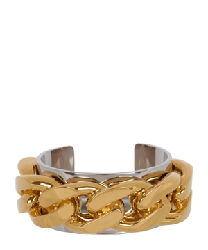 Brass chain bracelet