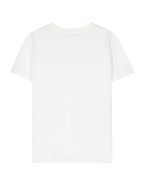 Cotton T-shirt with logo patch