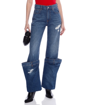 Distressed Bucket jeans