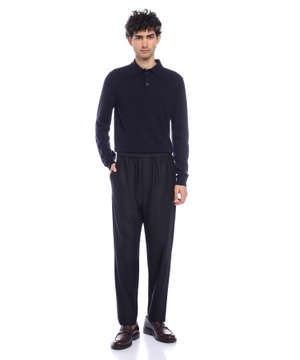 Trousers with elastic waist