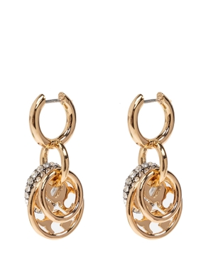 Miller Pave Interlocking earrings