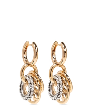 Miller Pave Interlocking earrings