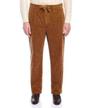 Straight-fit corduroy pants