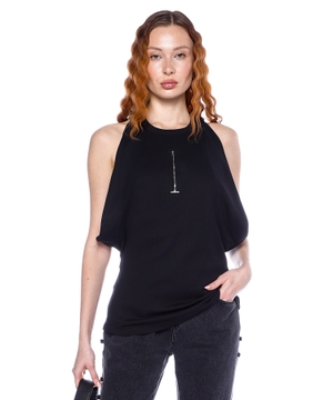 Qolsuz top