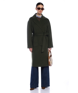 Coat with belt
