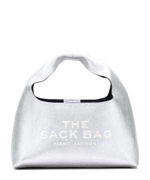 The Metallic Leather Mini Sack Bag çanta