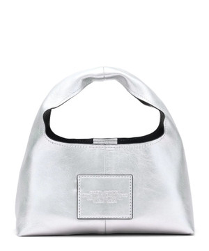 The Metallic Leather Mini Sack Bag çanta