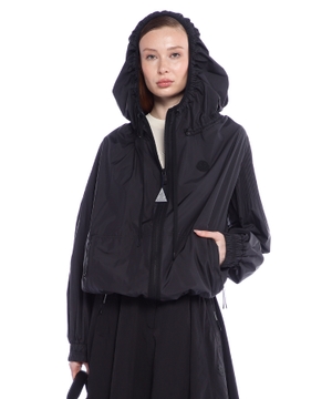 Hooded long sleeve jacket